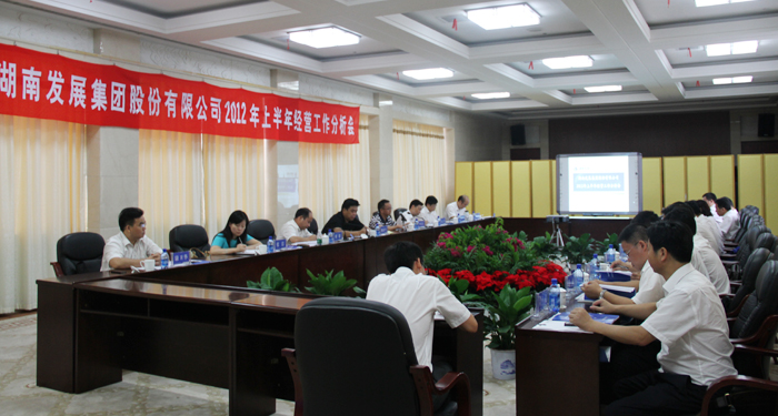 米兰官方站网页版在线登入召开2012年上半年经营工作分析会