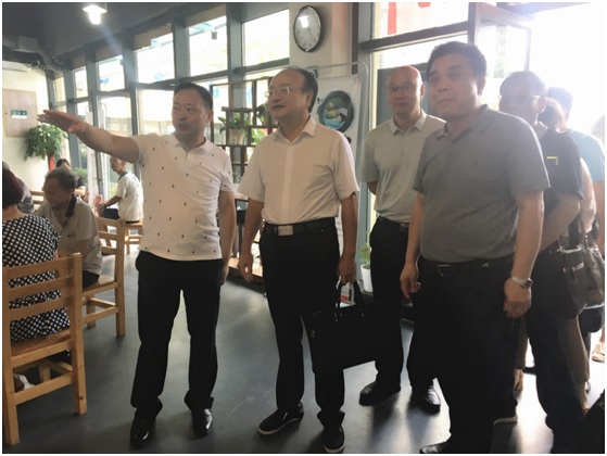 省国资委杨平副主任率队考察米兰（中国）侨亚文明窗口申报工作