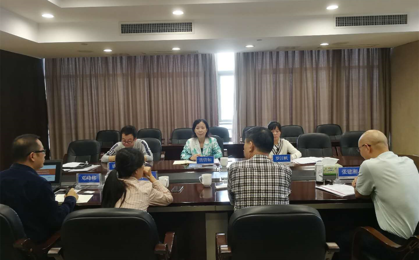 省国资委文明办莅临发展养老米兰官方站网页版在线登入检查指导省文明单位创建工作