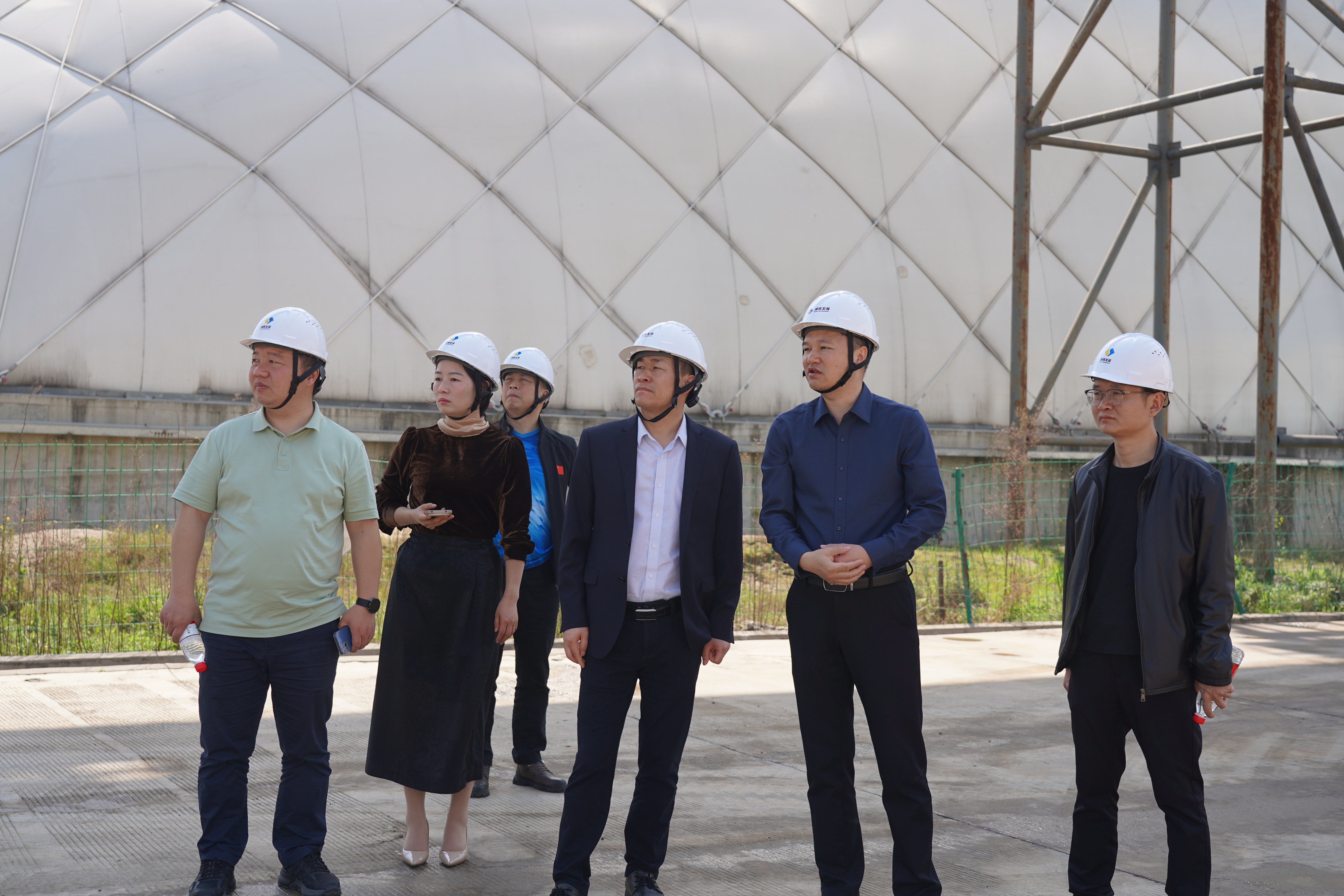 沅江市副市长谢贵调研米兰（中国）机制砂和砂石集散中心项目