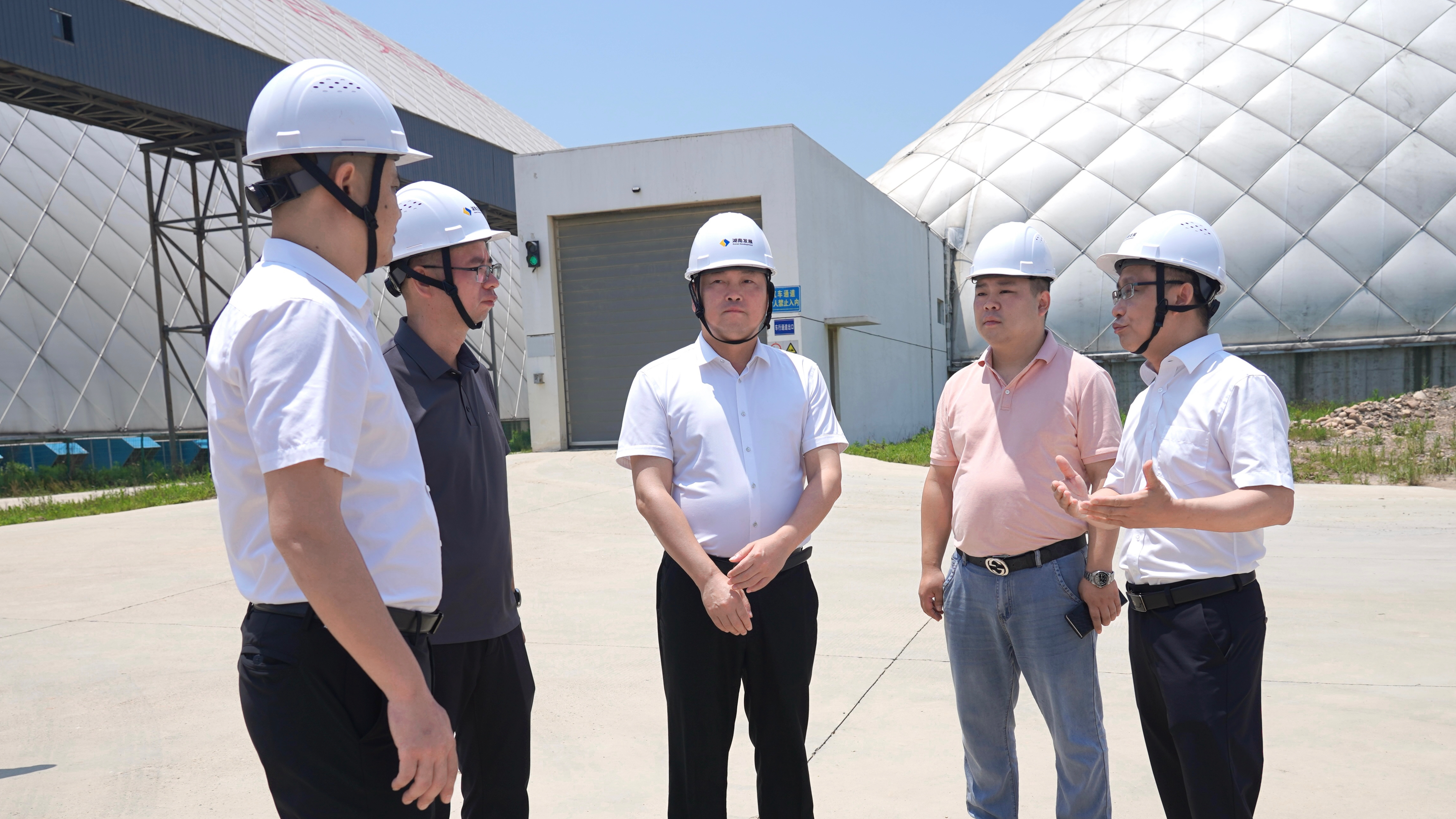 沅江市委书记杨智勇调研米兰（中国）机制砂和砂石集散中心项目